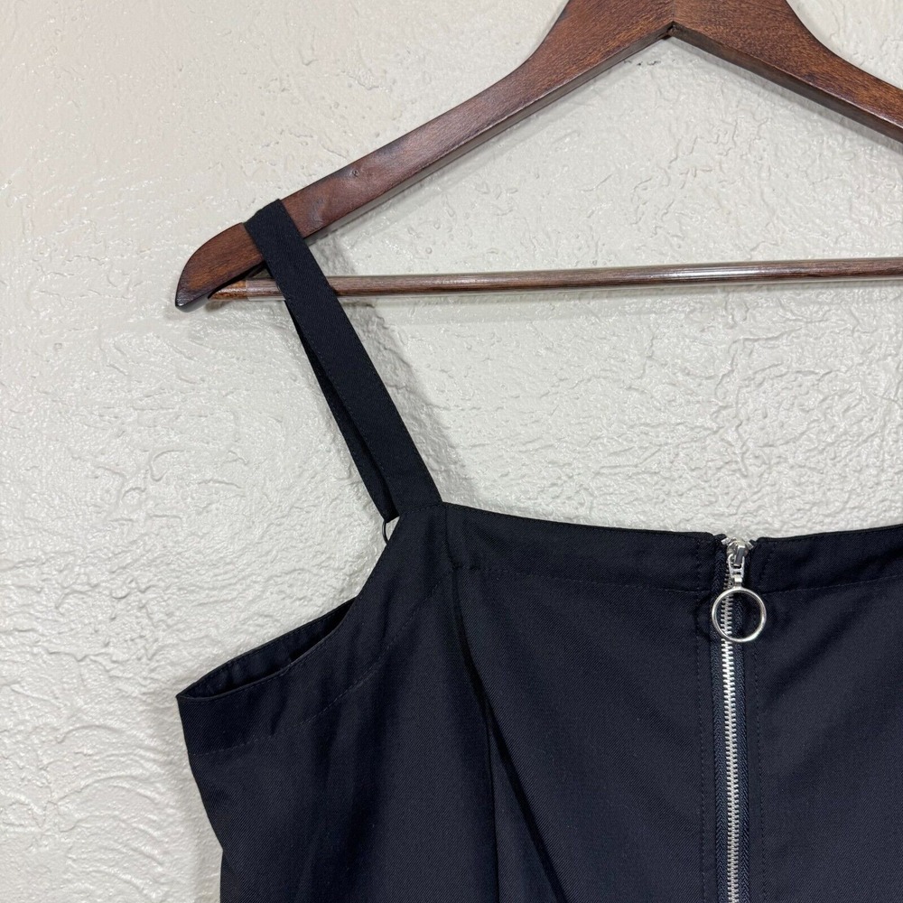 Vtg Y2K 90s Justify Romper Lg Cargo Utility Gothic Emo Street Grunge Deadstock - Picture 4 of 14